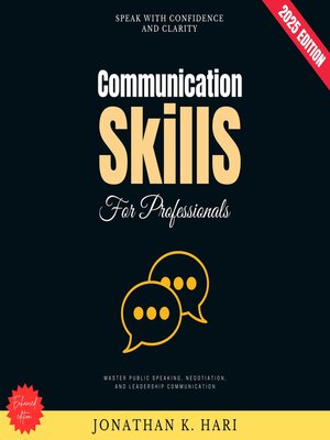 cover image of Communication Skills for Professionals